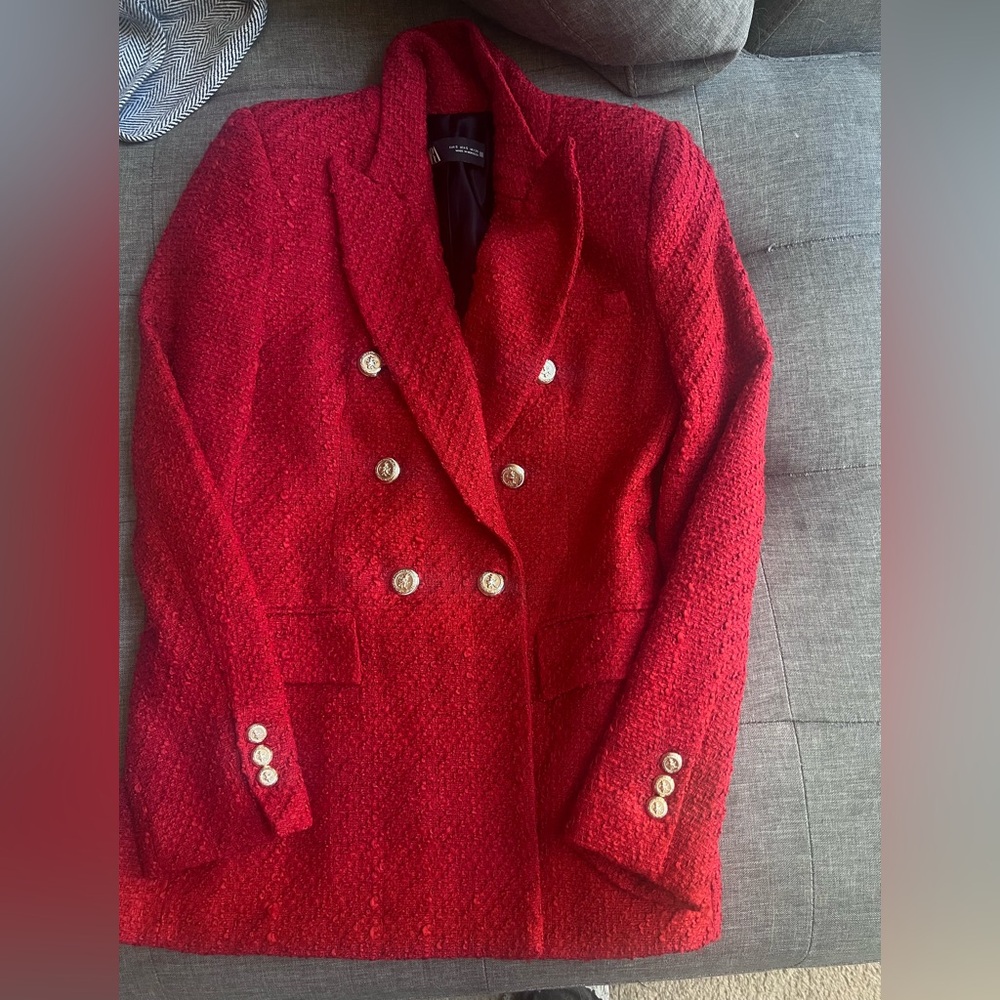 Red Zara jacket